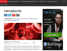 Tablet Screenshot of hematocrito.org